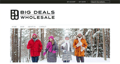 Desktop Screenshot of bigdealswholesale.com